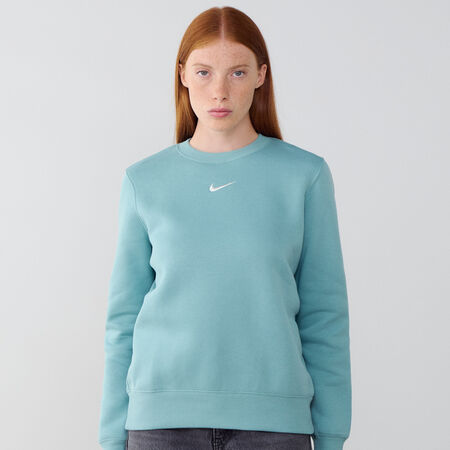 NIKE SWEAT CREW CLUB CENTERED LOGO BLEU FEMME