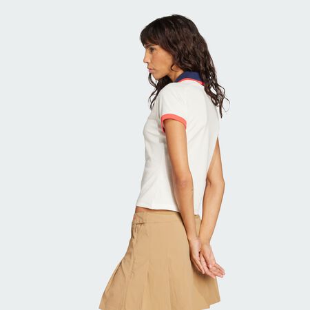 ADIDAS ORIGINALS Polo Off White FEMME