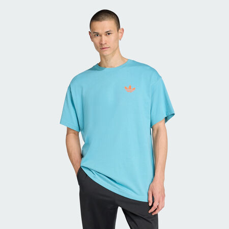 ADIDAS ORIGINALS T-shirt Sport Club GFX Oversized Preloved Blue HOMME