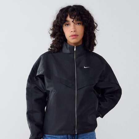 NIKE JACKET TRACKSUIT SHINE BLACK WOMEN