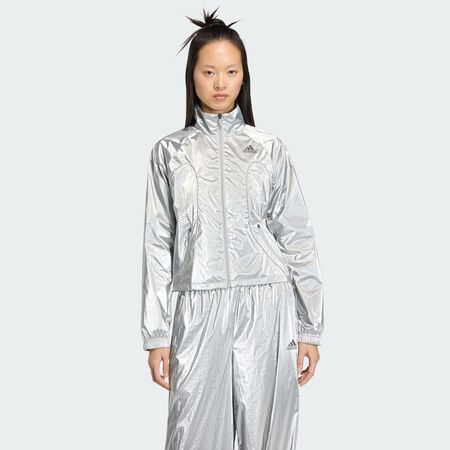 ADIDAS ORIGINALS F50 TRACKTOP Silver Metallic WOMEN