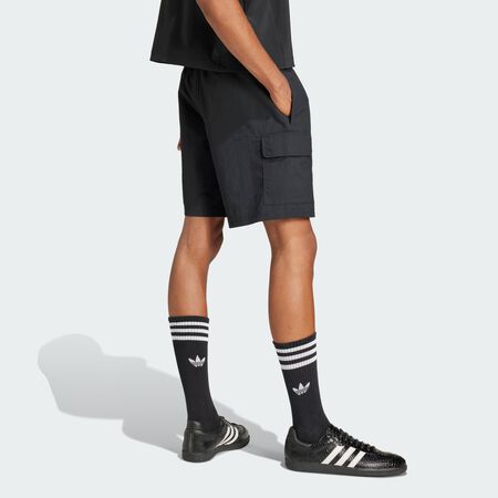 ADIDAS ORIGINALS SHORT CARGO WOVEN BLACK/WHITE MEN
