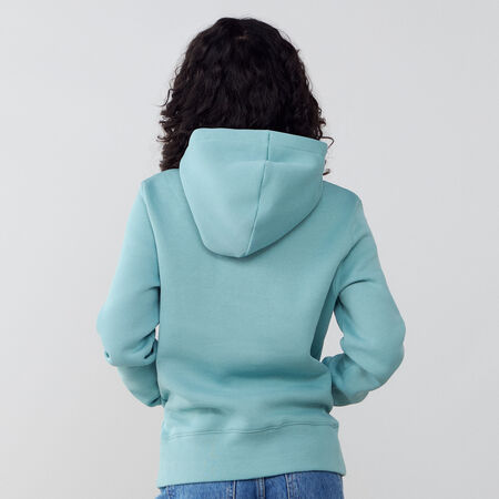 NIKE HOODIE CLUB CENTERED LOGO BLEU FEMME