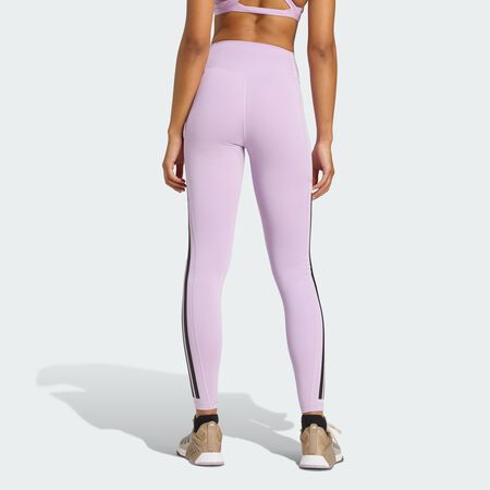 ADIDAS ORIGINALS Legging long 3 bandes Optime Powder Plum FEMME