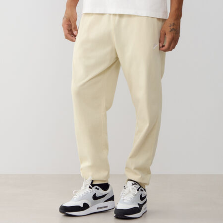 NIKE PANT JOGGER CLUB KNIT BEIGE/WHITE MEN