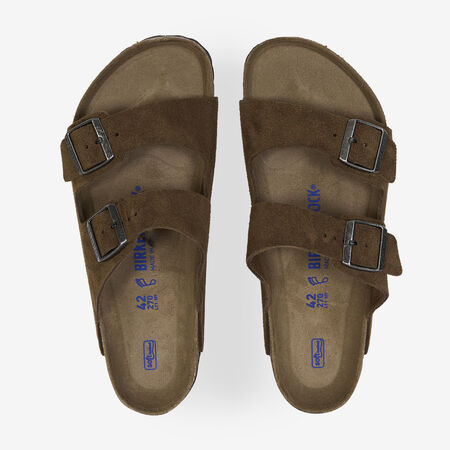 BIRKENSTOCK arizona ARIZONA SUEDE DARK TEA BROWN MEN