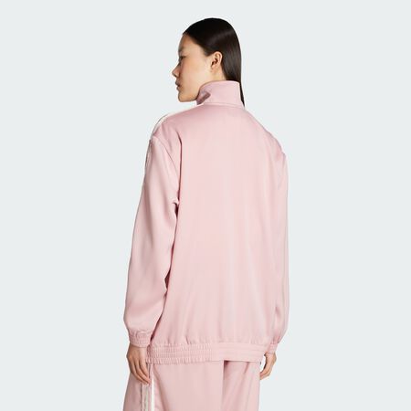 ADIDAS ORIGINALS Veste de survêtement Firebird satin 3 bandes à volants adidas Originals Wonder Mauve FEMME