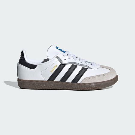 ADIDAS ORIGINALS Chaussure lacets élastiques Samba OG Comfort Closure Enfants Cloud White / Core Black / Gum BÉBÉ