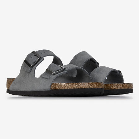 BIRKENSTOCK arizona ARIZONA SUEDE BASALT GRAY GRIS HOMME