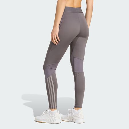 ADIDAS ORIGINALS Legging long Hyperglam Shine Grey Strata / Taupe Oxide FEMME
