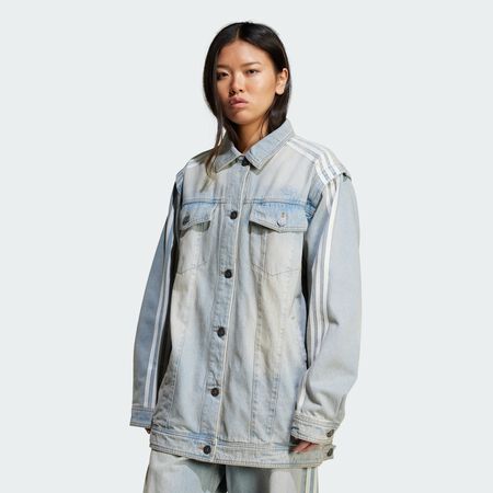 ADIDAS ORIGINALS Veste chemise denim Adilenium Season 3 2-en-1 Light Denim FEMME