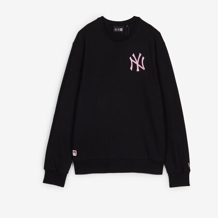 NEW ERA SWEAT CREW NEW YORK YANKEES BLACK/PINK MEN