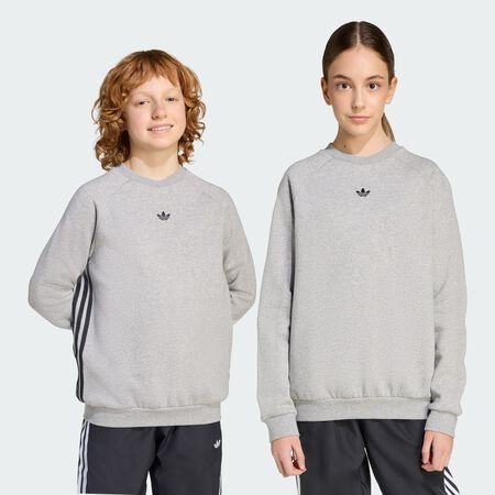 ADIDAS ORIGINALS Sweat-shirt ras-du-cou ample Medium Grey Heather JUNIOR