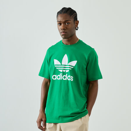ADIDAS ORIGINALS TEE SHIRT CLASSIC TREFOIL VERT/BLANC MEN
