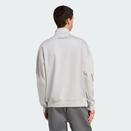 ADIDAS ORIGINALS Mercedes - AMG Petronas Formula One Team Silver Arrows Half-Zip Grey Two MEN