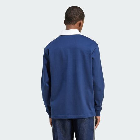 ADIDAS ORIGINALS Polo de rugby Adicolor Night Indigo / White HOMME