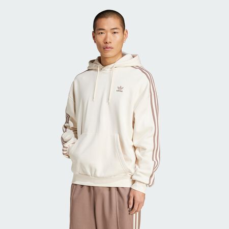 ADIDAS ORIGINALS Sweat-shirt à capuche coupe baggy Adicolor Wonder White HOMME