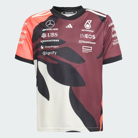 ADIDAS PERFORMANCE Maillot pilote Replica pack été Mercedes - AMG Petronas Formula One Team Enfants Aurora Ruby / Turbo / Off White CADET