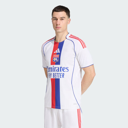 ADIDAS PERFORMANCE Maillot domicile Olympique Lyonnais 25/26 White HOMME