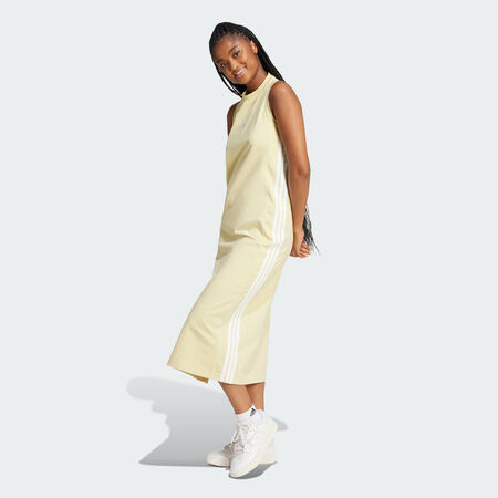 Robe longue dos nageur 3 bandes Essentials : Powder Yellow / White
