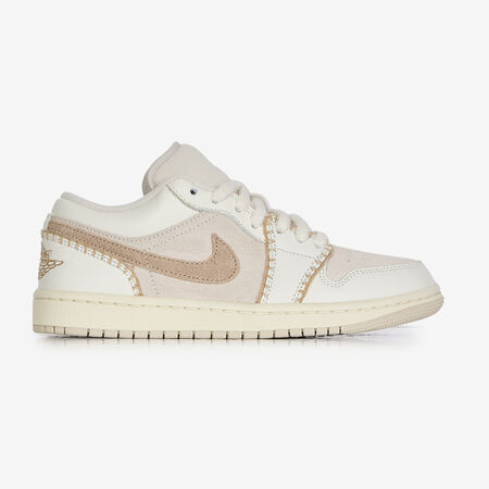 JORDAN AIR JORDAN 1 LOW FUR BEIGE/BLANC FEMME