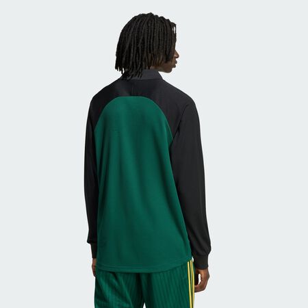 ADIDAS ORIGINALS SPONSORED ARCHIVE LONGSLEEVE TEE Collegiate Green / Black MEN