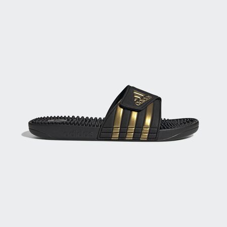 ADIDAS SPORTSWEAR Adissage Slides Core Black / Gold Metallic / Core Black UNISEX
