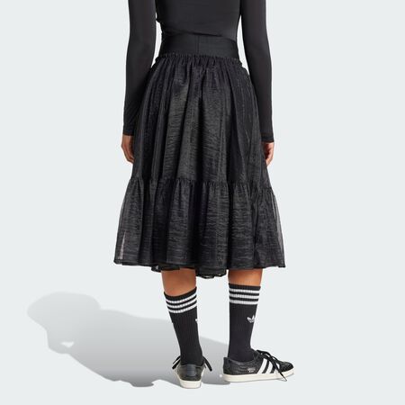 ADIDAS ORIGINALS Maxi jupe taille Tulle Black FEMME