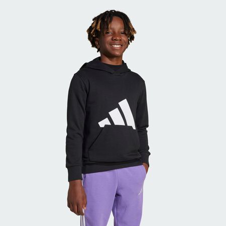 ADIDAS SPORTSWEAR Sweat-shirt à capuche Essentials Enfants Black / White JUNIOR