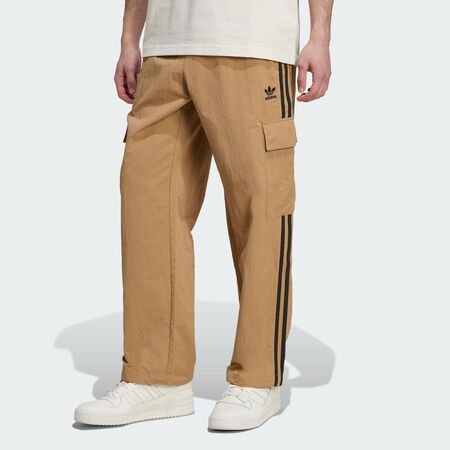 ADIDAS ORIGINALS Adicolor Classics 3-Stripes Cargo Pants Cardboard / Black MEN