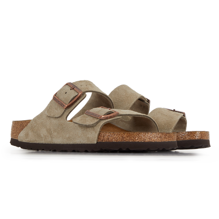 BIRKENSTOCK arizona ARIZONA SUEDE TAUPE TAUPE FEMME