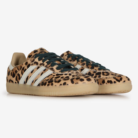 ADIDAS ORIGINALS samba SAMBA OG LEOPARD PONY HAIR BROWN/BLACK WOMEN