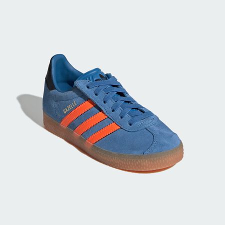 ADIDAS ORIGINALS Chaussure lacets élastiques Gazelle Comfort Closure Enfants Focus Blue / Solar Orange / Core Black BÉBÉ