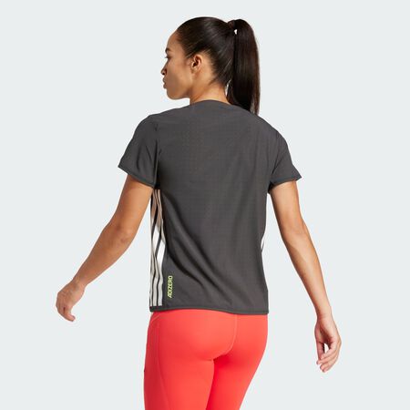 ADIDAS PERFORMANCE T-shirt de running Adizero Black FEMME
