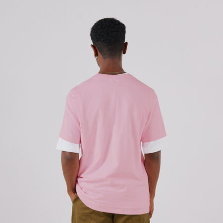 NIKE TEE SHIRT CLUB PINK/WHITE MEN