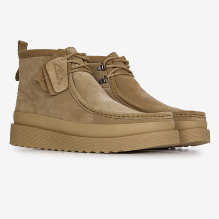 CLARKS WALLABEE FTR 2 HI BEIGE HOMME
