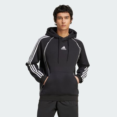 Adicolor Teamgeist Cut Line Hoodie : Black / White