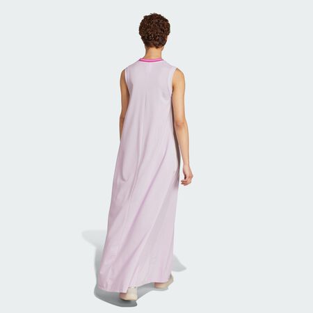 ADIDAS ORIGINALS Robe longue 3 bandes Soft Mesh Tiro Cut Ice Lavender FEMME