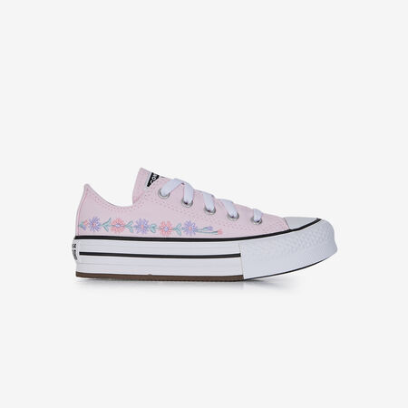 CONVERSE chuck taylor all star CHUCK TAYLOR ALL STAR EVA LIFT OX FLORAL ROSE CADET