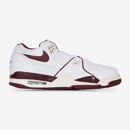 NIKE AIR FLIGHT '89 LOW BLANC/BORDEAUX HOMME