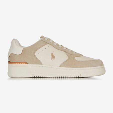 POLO RALPH LAUREN MASTERS COURT SUEDE WHITE/BEIGE MEN