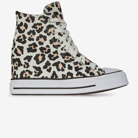 CHUCK TAYLOR ALL STAR WEDGE CHEETAH : WHITE/BROWN