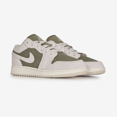 JORDAN AIR JORDAN 1 LOW SUEDE BEIGE/KAKI JUNIOR
