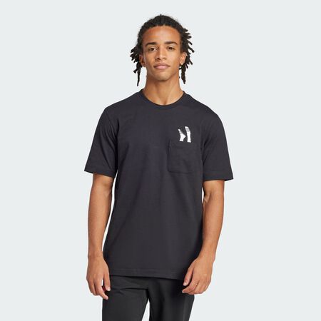 ADIDAS SPORTSWEAR T-shirt poche graphique Lounge Slides Black HOMME