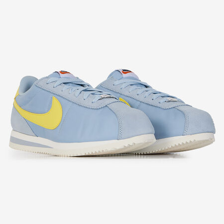 NIKE cortez CORTEZ NYLON BLEU/JAUNE HOMME