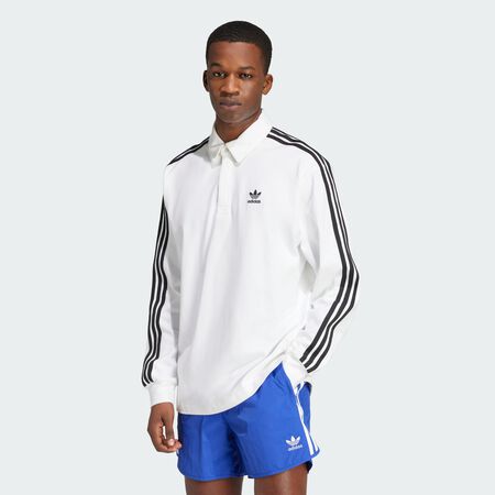 ADIDAS ORIGINALS Polo de rugby Adicolor White HOMME