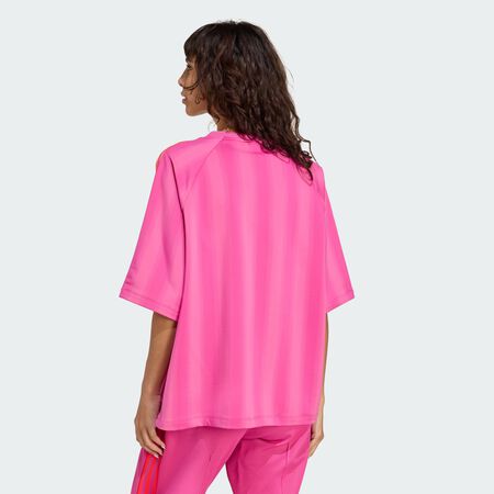 ADIDAS ORIGINALS T-shirt ample Linear Semi Lucid Fuchsia FEMME