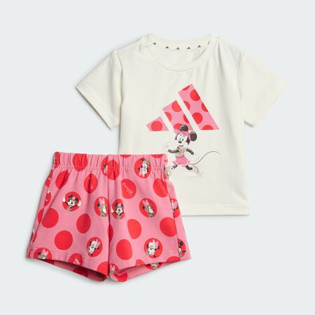 ADIDAS SPORTSWEAR ENSEMBLE T-SHIRT ADIDAS DISNEY MINNIE MOUSE Off White / Pink Fusion / Pure Ruby CADET