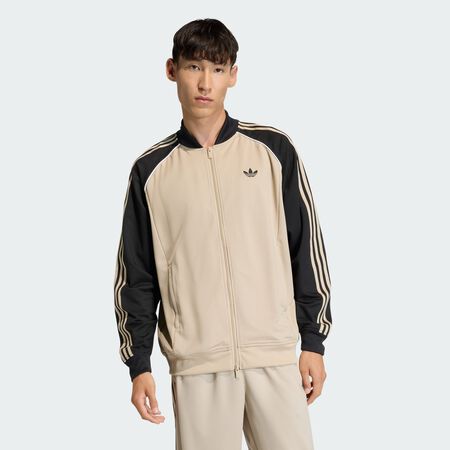 ADIDAS ORIGINALS LOOSE MESH TRACK TOP Stone Khaki MEN