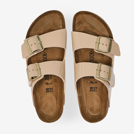 BIRKENSTOCK arizona ARIZONA PATENT SAND BEIGE WOMEN